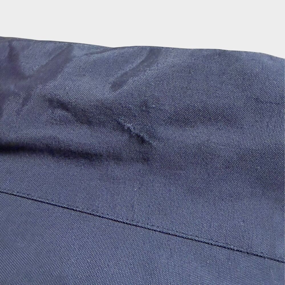 Vintage Ski-Doo Snowmobile Jacket Large Tall BRP Rotax Racing Blue Black Y2K L/T - Picture 7 of 13